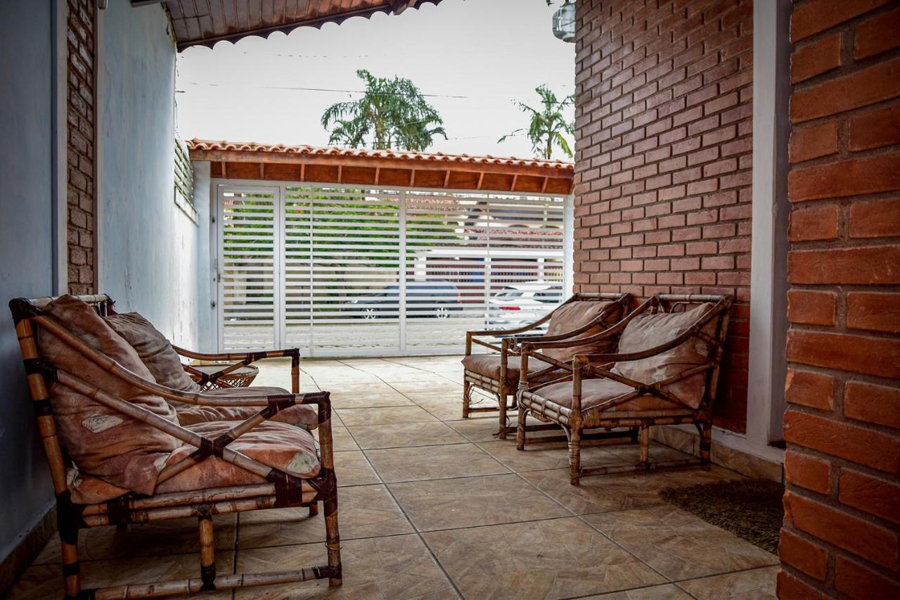 Otima Casa Com Wi-Fi A 350M Da Praia De Peruibe Sp Bagian luar foto